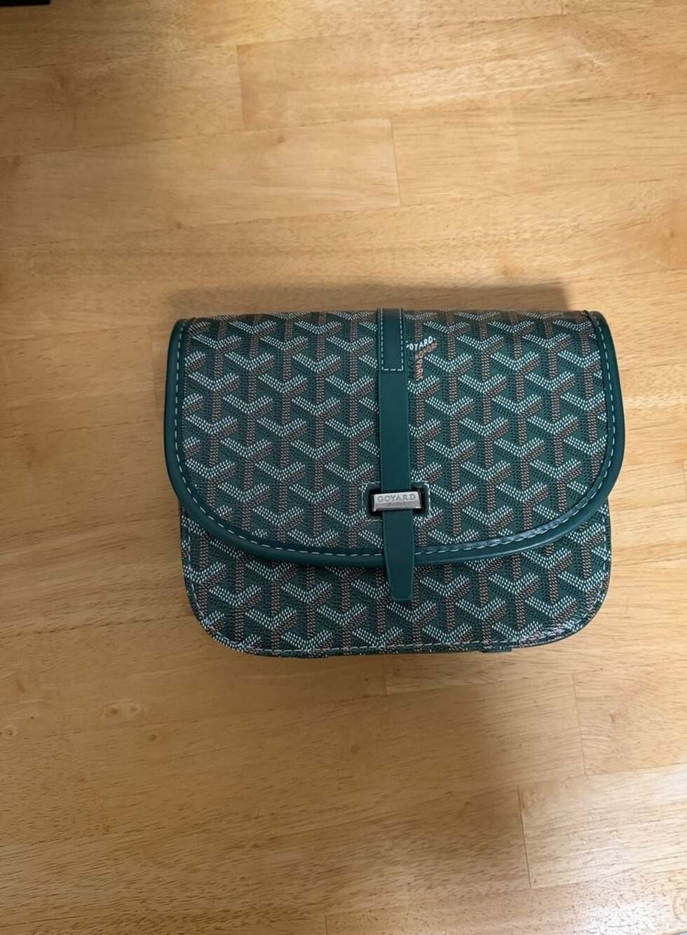 Goyard Goyardine Belvedere II PM Messenger Bag Green